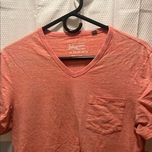 Original Penguin Men's Coral V-Neck Shirt
